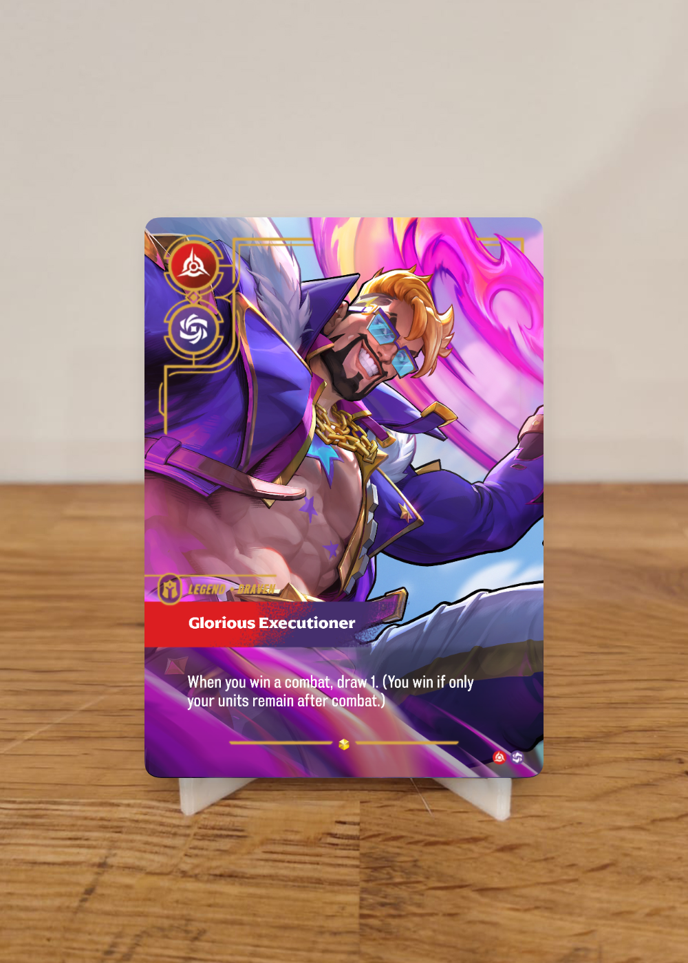 Design de Draven Fléau-de-l'âme - Légende personnalisée