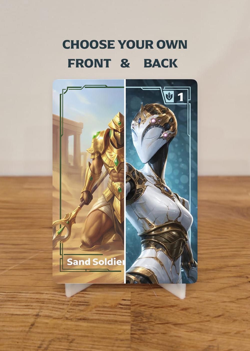 Choose your Double Sided Custom Token