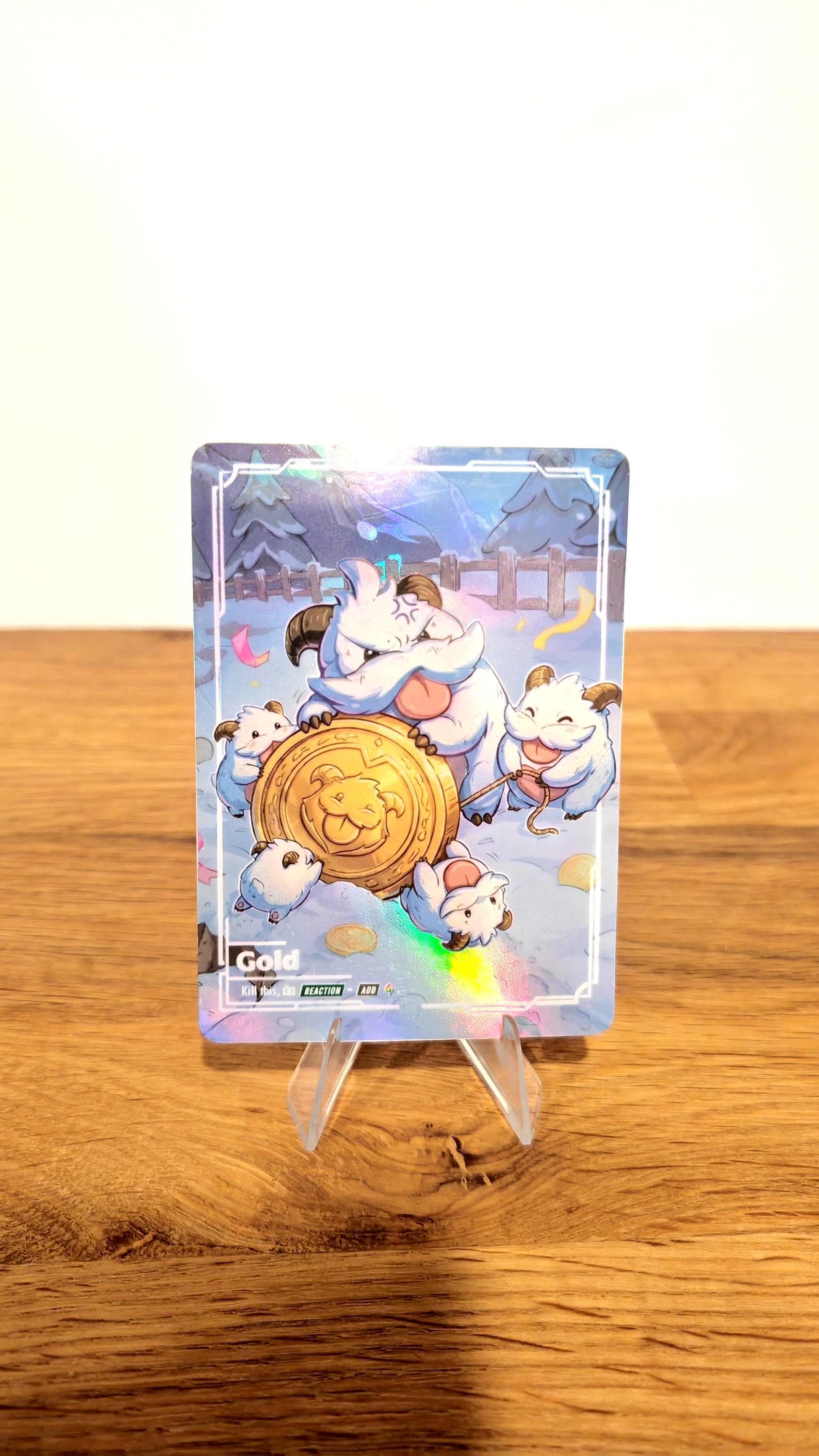 Premium Token - UV Spot Holo Print - Gold