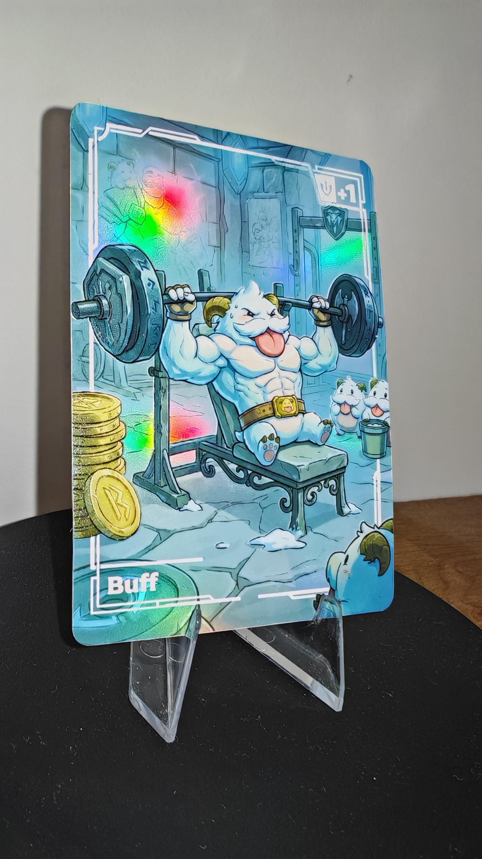 Premium Token - UV Spot Holo Print - Buff