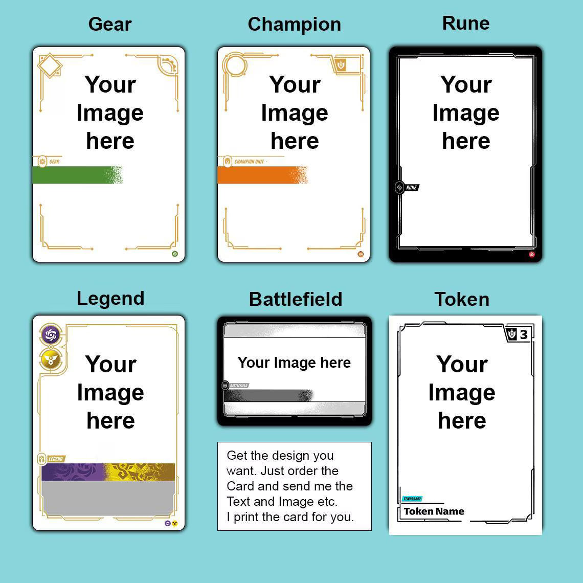 Your Own Card - Personal Card - Your Design my Production - Custom Card