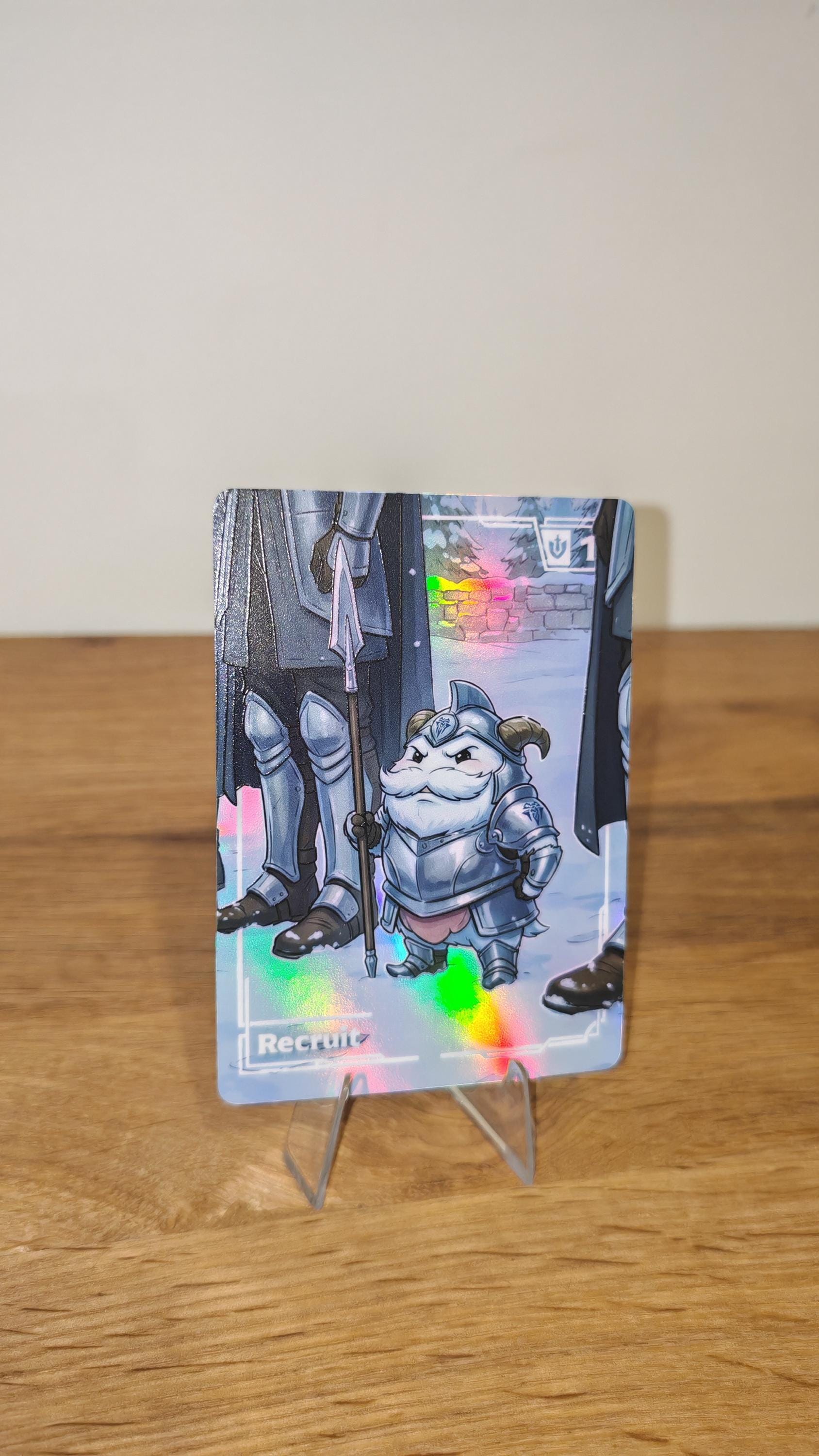 Premium Token - UV Spot Holo Print - Recruit