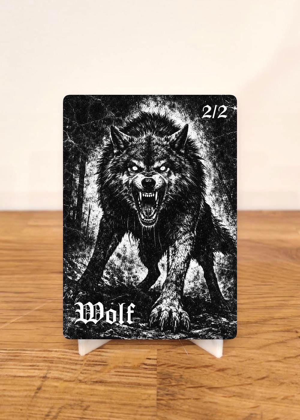 Wolf Token - Magic - MTG - Token Proxy