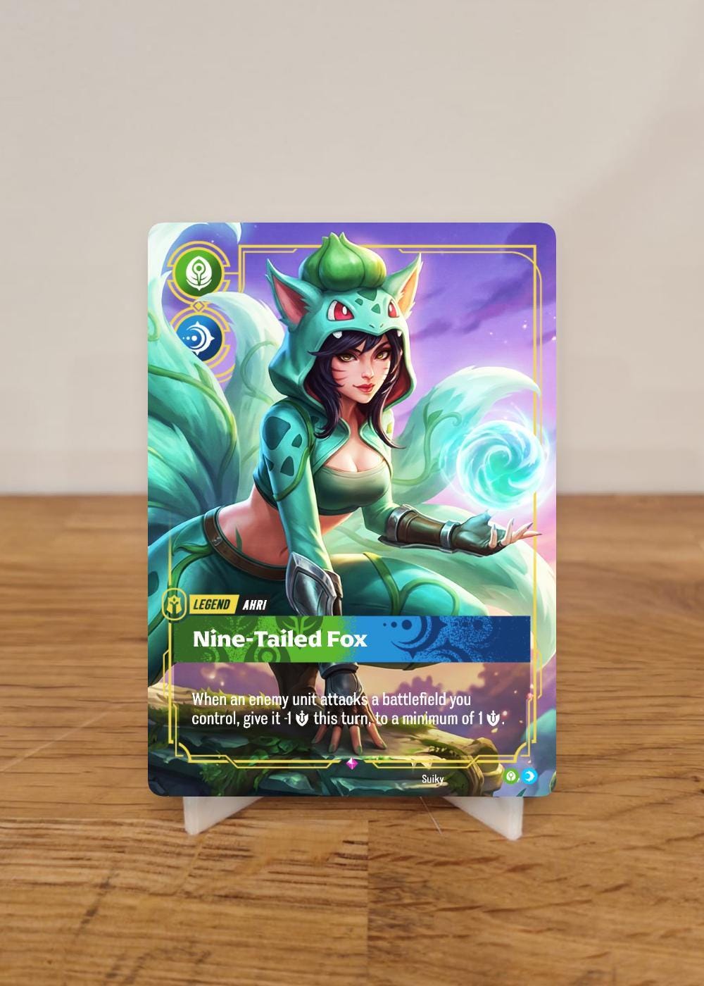 Ahri x Bulbasaur - Pokemon Style - Custom Legend