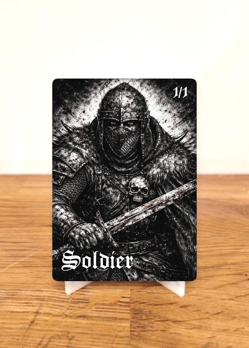 Jeton Soldat - Magic - MTG - Proxy Jeton